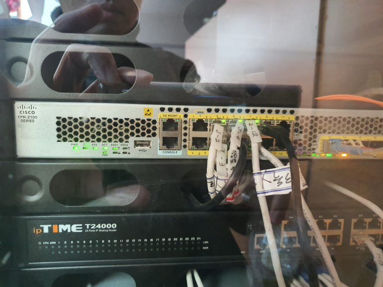 2018년 도입된 Cisco 방화벽 장비